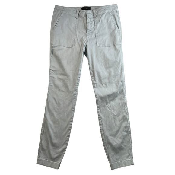 J CREW Women’s 28 Cargo Pants Skinny Stretch Style B8708 Light Blue Preppy - Picture 1 of 15